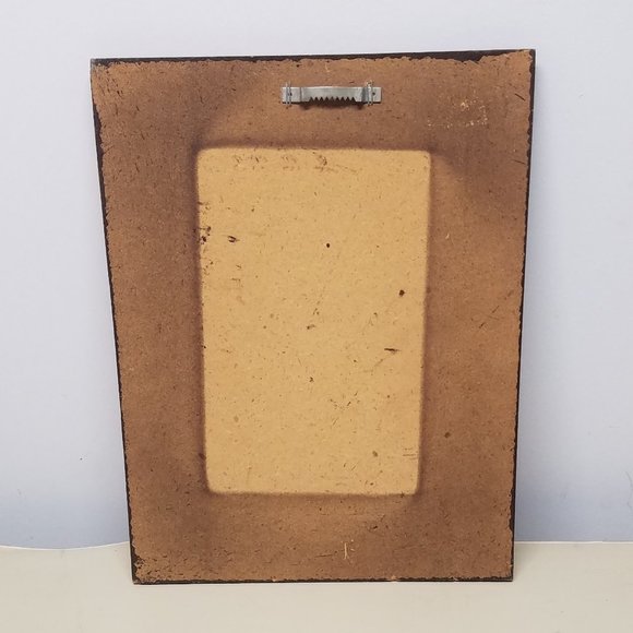 Vintage Set of 2 Patriotic Plymouth 1620 Mayflower Compact Wooden Wall Plaques - Picture 4 of 14